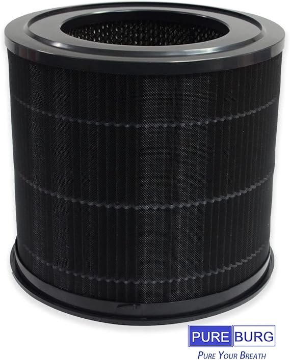 PUREBURG Replacement Filter Compatible with Smartmi P1 Air Purifier (FJY6005EU ZMKQJHQP11)H13 2-Pack