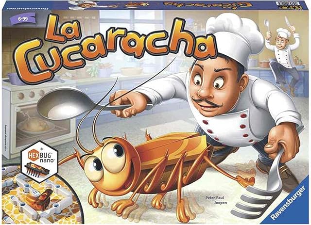 Ravensburger - La Cucaracha Juego De Mesa 6 Años | Juegos De Mesa Adulto | 2-4 Jugadores | Regalos para Niños | Board Games | Juegos De Mesa Niños 6 Años