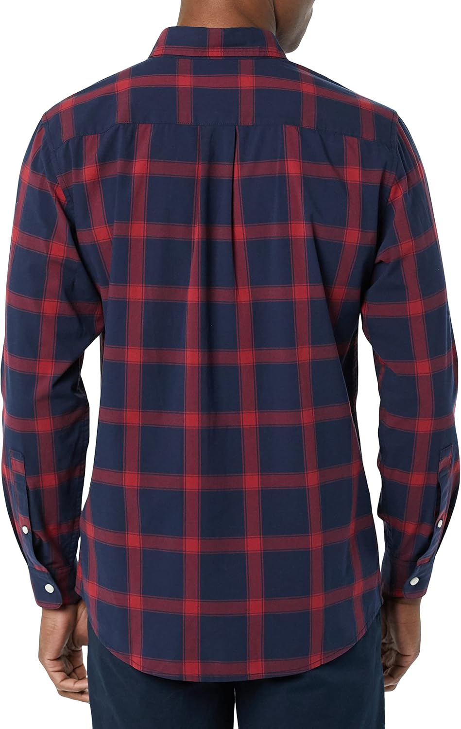 Amazon Essentials Men's Long-Sleeve Slim-Fit Stretch Poplin Shirt - Image 2