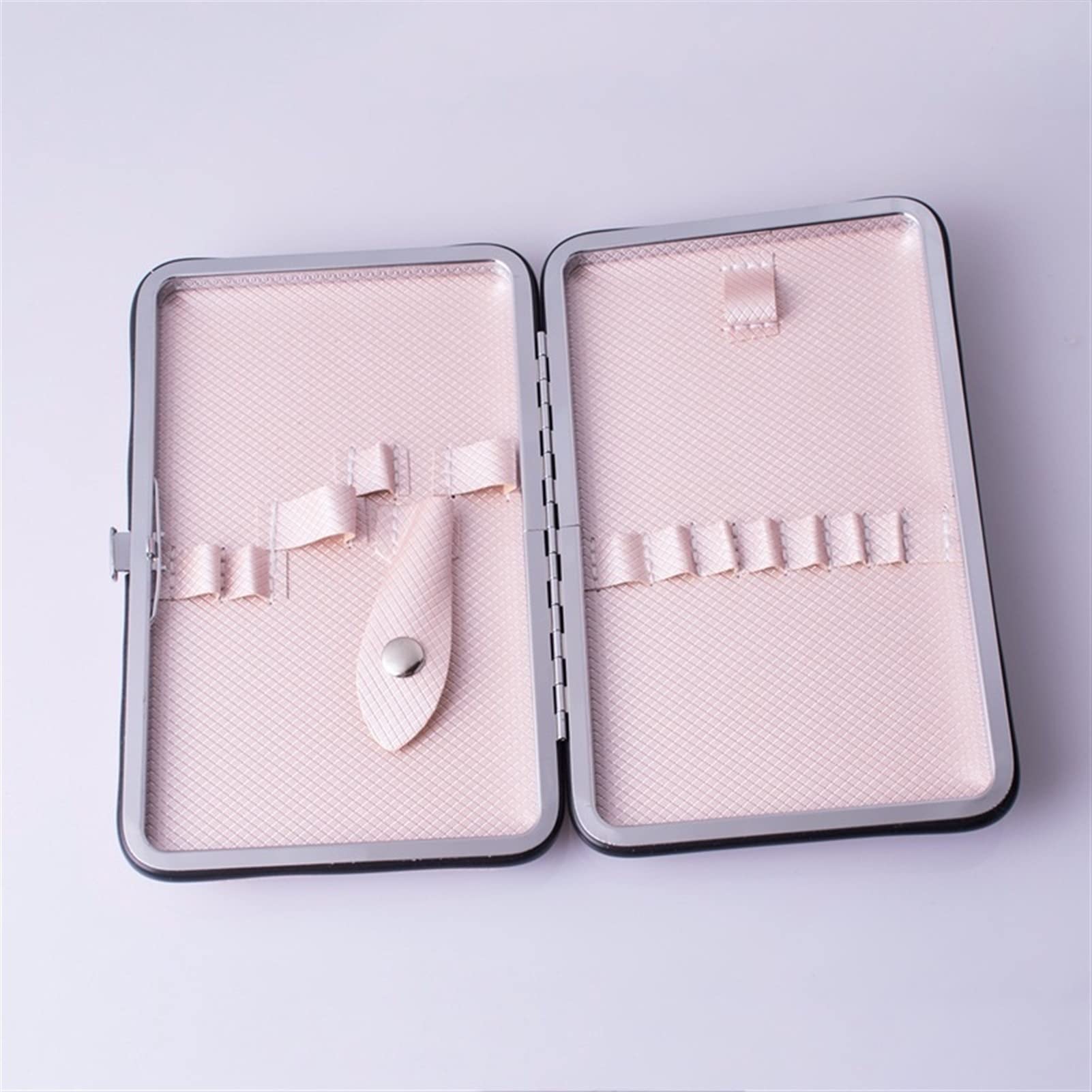 Nagelknipser-Set 15 in 1 professionelle Pediküre Kit Edelstahl Maniküre Werkzeug Set Nagelschneider Nipper Schere Nagelhaut Schieber Nail Art Werkzeuge Nagelknipser-Kit(A)