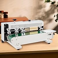 Vista 8 de Happybuy FR-900 Sellador de banda continua, Sellador de banda horizontal automático 110V, Máquina de sellado continua con control de temperatura