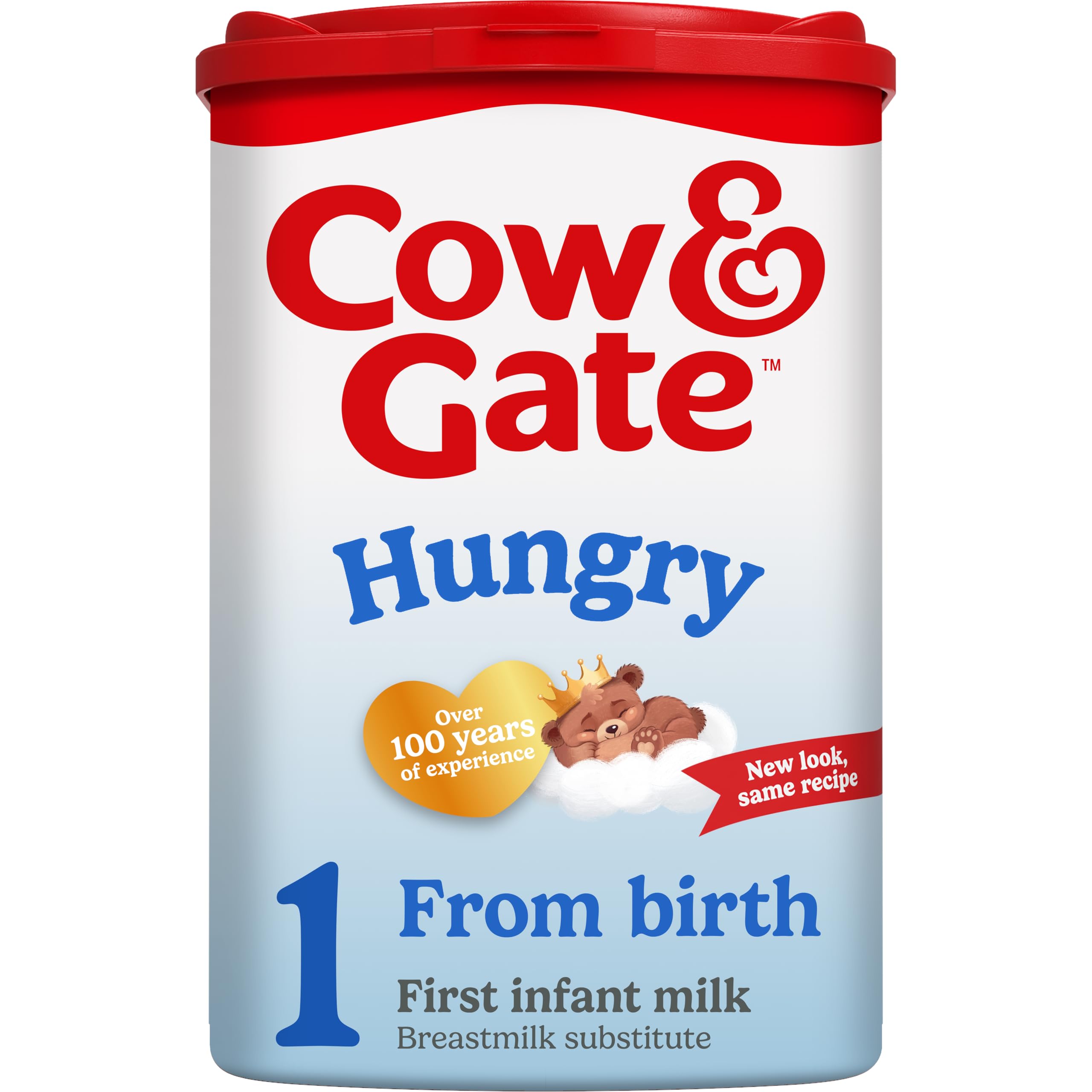 Cow & Gate Hungry Baby Milk Powder Formula, from Birth, 800g