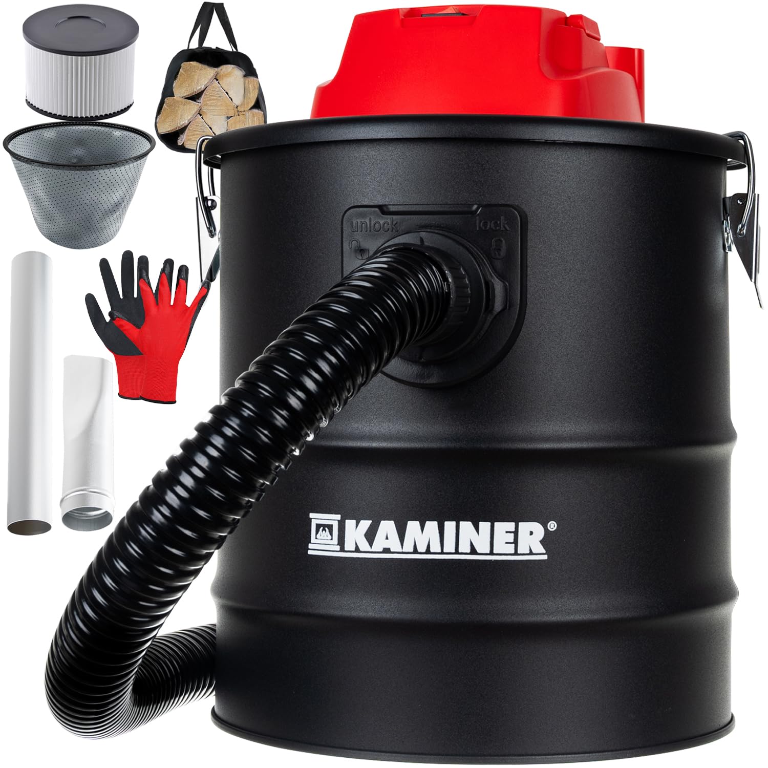 Kaminer Ash Vacuum Cleaner, 15-Litre Capacity