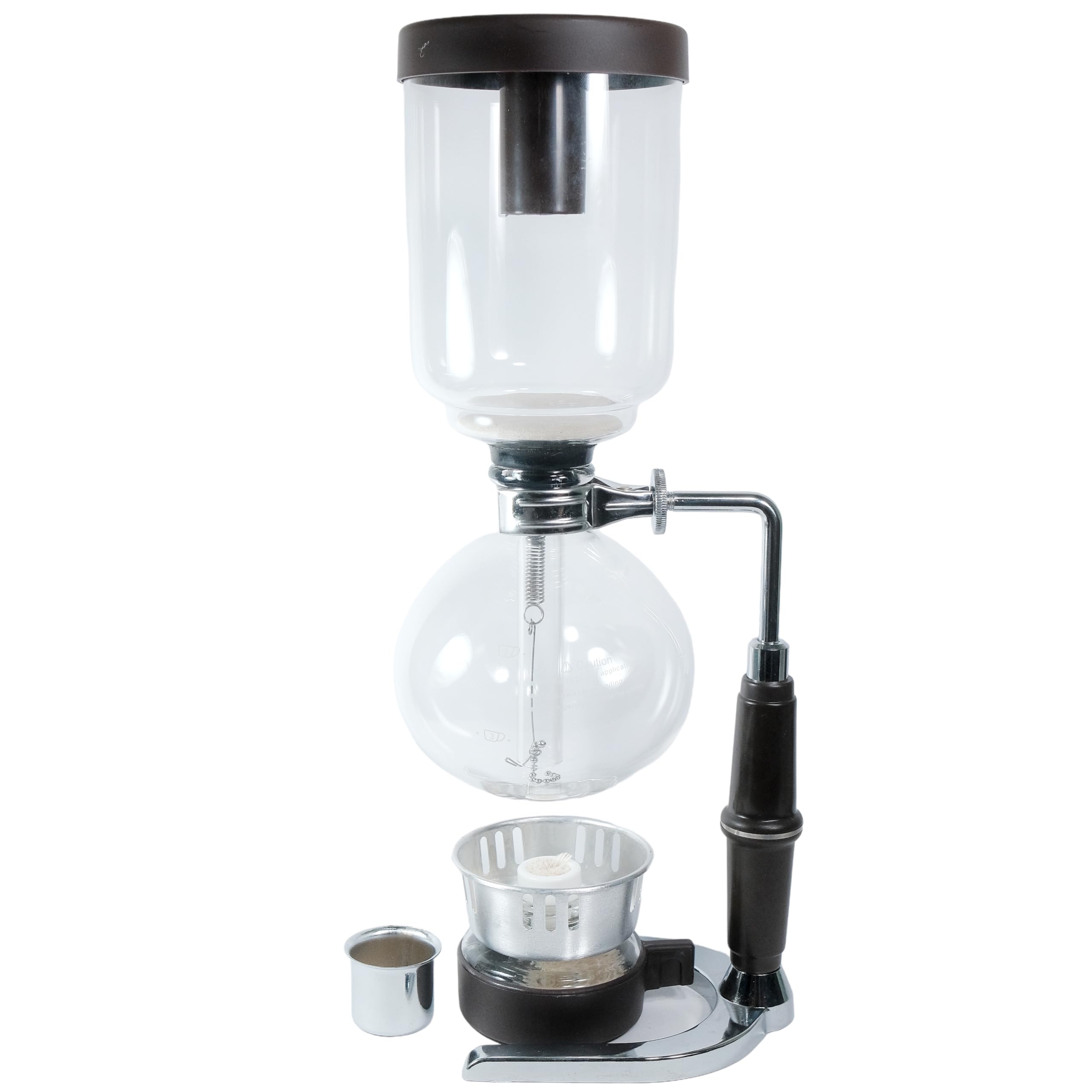 THE BEAN CO Coffee Siphon Coffee Maker | 5 Cup Capacity | Heat Resistant Borosilicate Glass | Syphon Coffee Maker