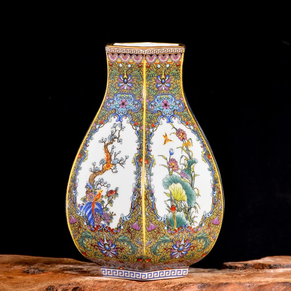 Vase en porcelaine émaillée de Jingdezhen : faites entrer la poésie de l'artisanat