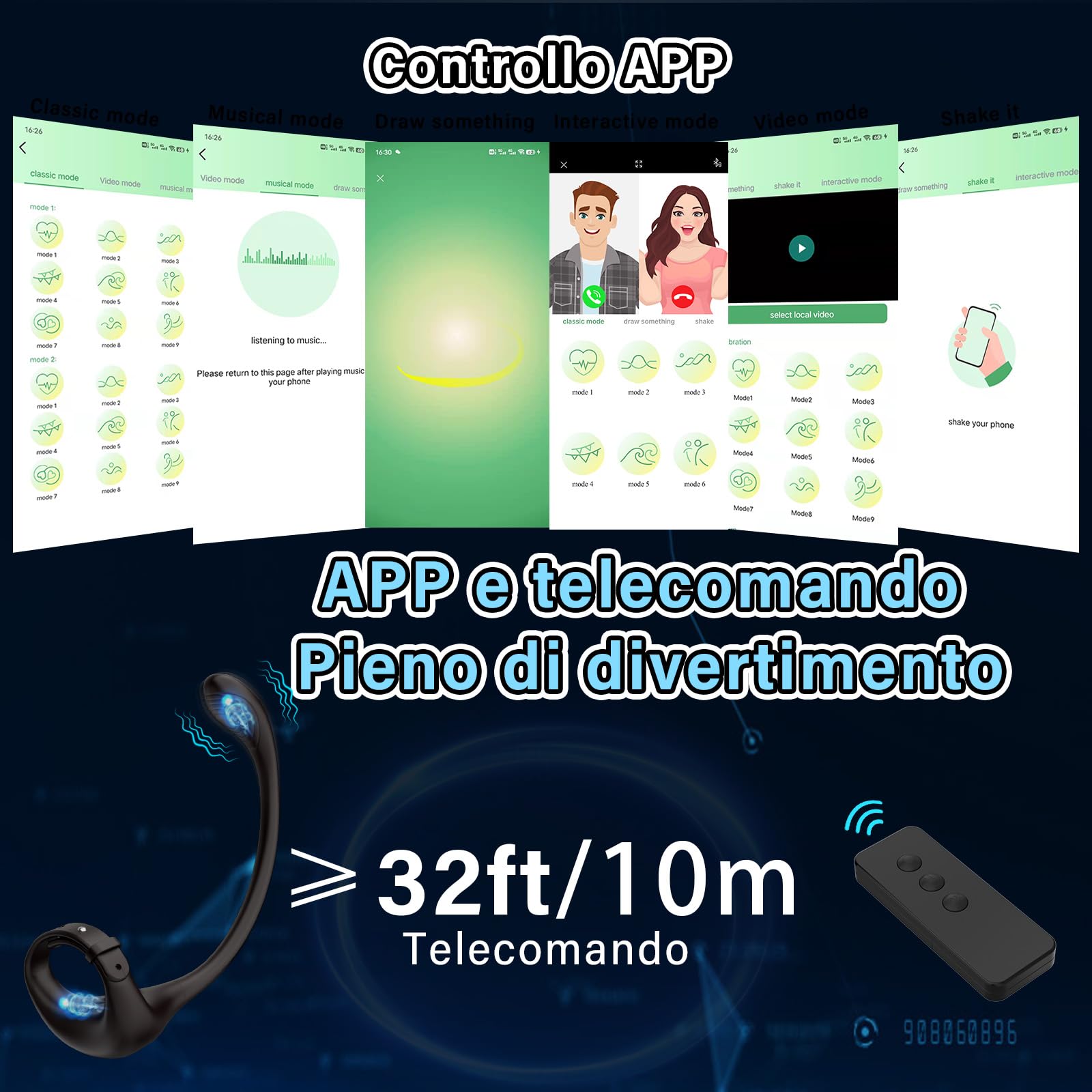 Anale Plug Vibratore per Uomini Sex toys - Anello del Pene Vibratori Giocattoli Sessuali Uomo Gay Coppie Sesso con 10 Modalità di Vibrazione e APP, Analesex Erotici Massaggiatore Prostata Stimolatore