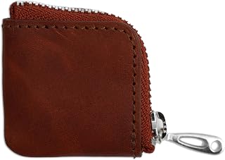 drip CHIP 真皮 小零钱包 硬币包 超小 薄型 小 男士 女士, 摩卡