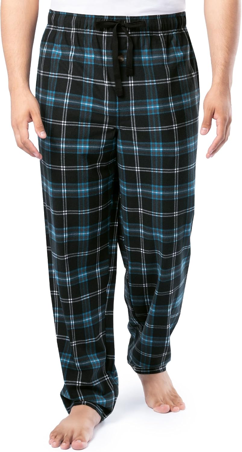 IZOD mens Long Sleeve Shirt and Stretch Flannel Pant Sleep Set - Image 6