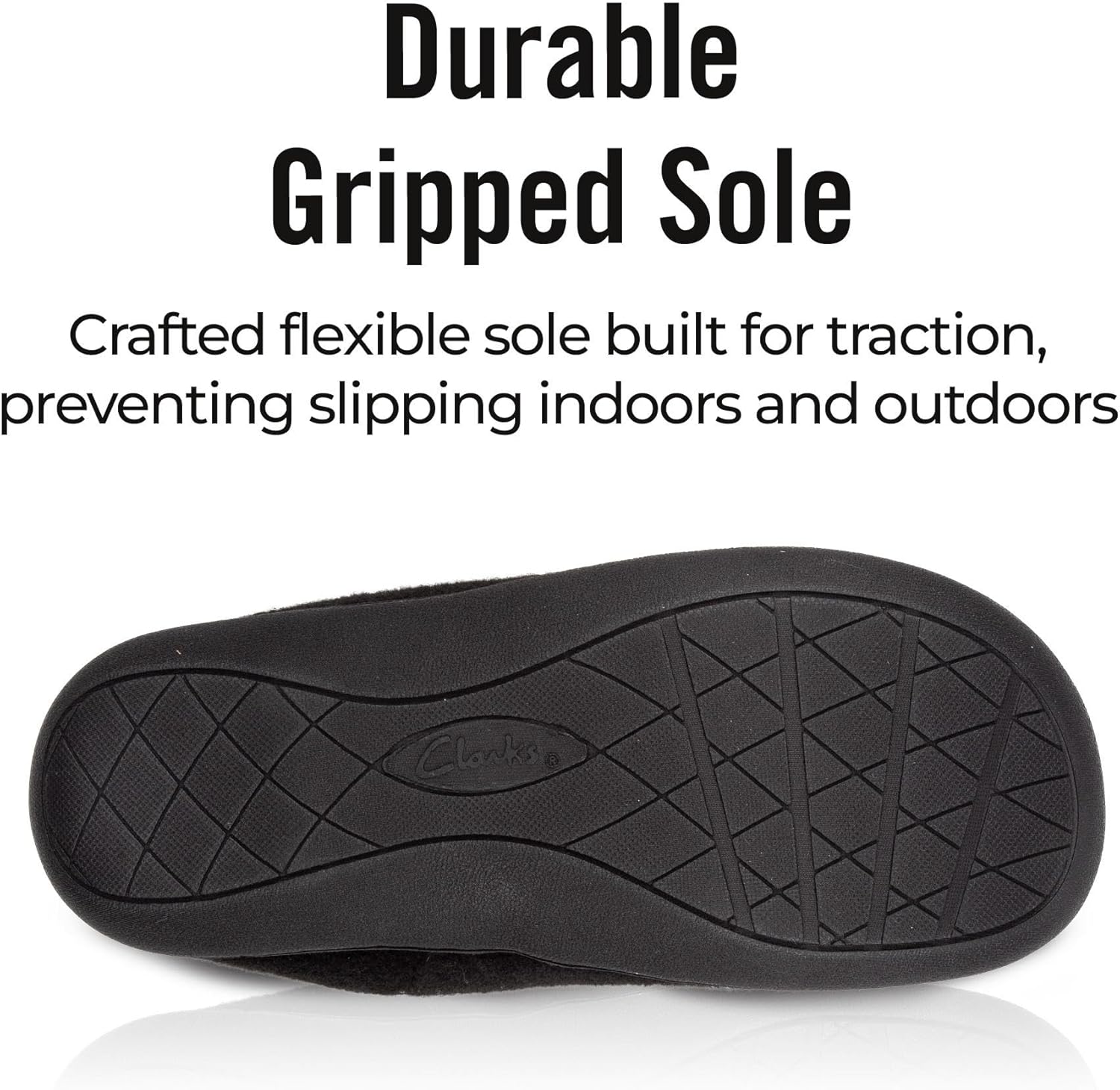 Clarks Womens Wool Felt Clog Slippers JMH1319T - Warm Cozy Plush Faux Fur Lined - Indoor Outdoor House Slipper for Women - Image 6