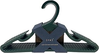100% Recycled Ocean and Ocean Bound Plastic Sustainable Adult Hanger (Green)