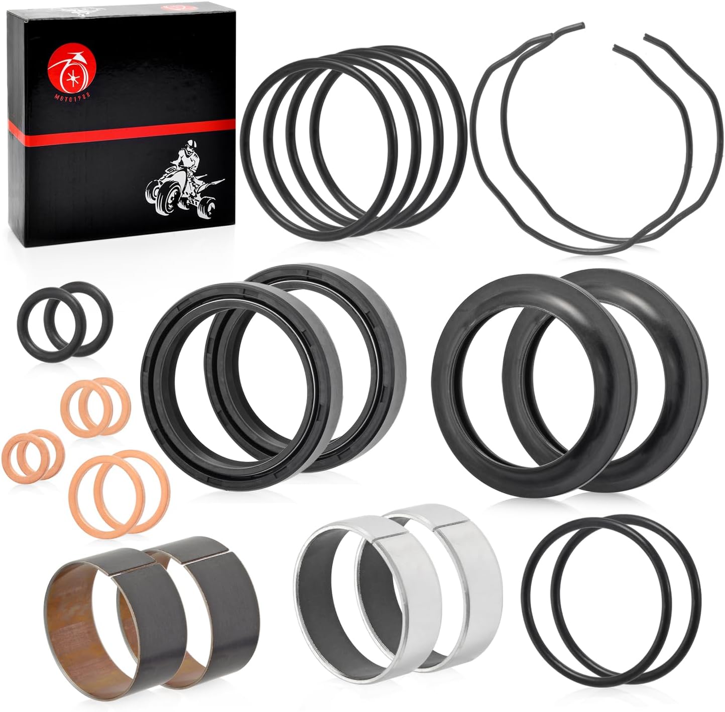 Fork Bushing Dust Oil Seals Kit For SUZUKI GSXR600 GSX