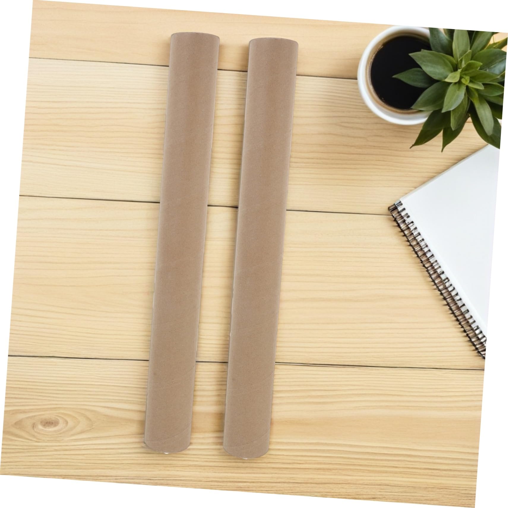 Gadpiparty 10 Pièces Tubes Carton Kraft pour Affiches Tubes Emballage Cylindriques Réutilisables Expédition pour Impressions Art et Matériel de Bureau