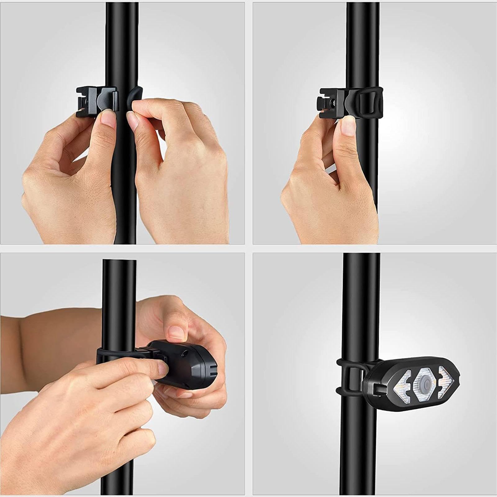 Fanale Posteriore per Bicicletta con Telecomando Wireless, Indicatore di Direzione per Bici, Telecomando Wireless, Impermeabile Batteria Ricaricabile, Facile a installare