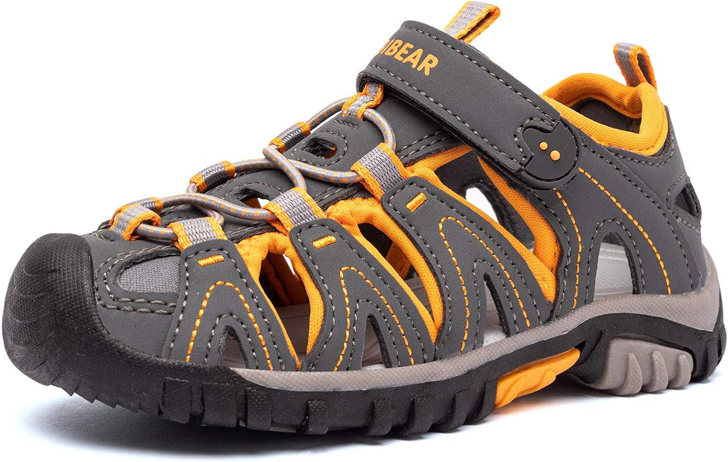 HOBIBEAR Boys Girls Sport Water Sandals Closed-Toe