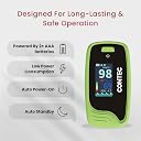 Contec CMS50-Pro Fingertip Pulse Oximeter – SpO₂, Pulse Rate & PI Monitor with Waveform Display. gallery image