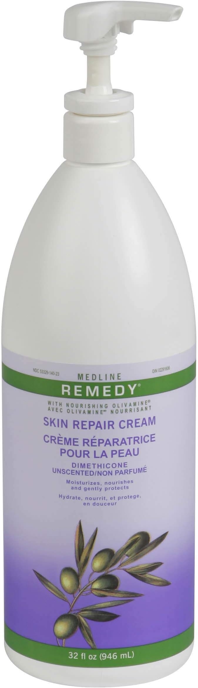 Unscented Olivamine Skin Repair Cream, 32fl. oz
