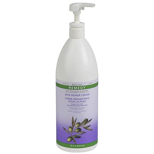 Crema de reparación de piel Medline, remedio, sin perfume, 32fl onzas.