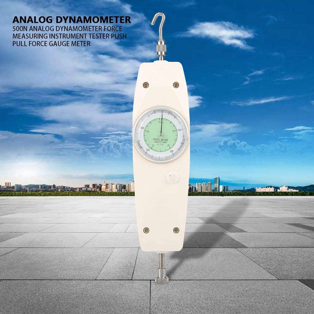 500N Dinamometro Push Pull Analogico Strumento di Misura della Tester Push Pull Metro Misuratore di per la Misurazione della in Elettronica, Apparecchi Elettrici