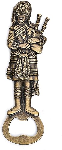Abrebotellas de cerveza Scottish Highland Bagpipe ,Cool Bottle Opener para herramienta de bar, removedor de tapas de refrescos y cerveza, artilugio