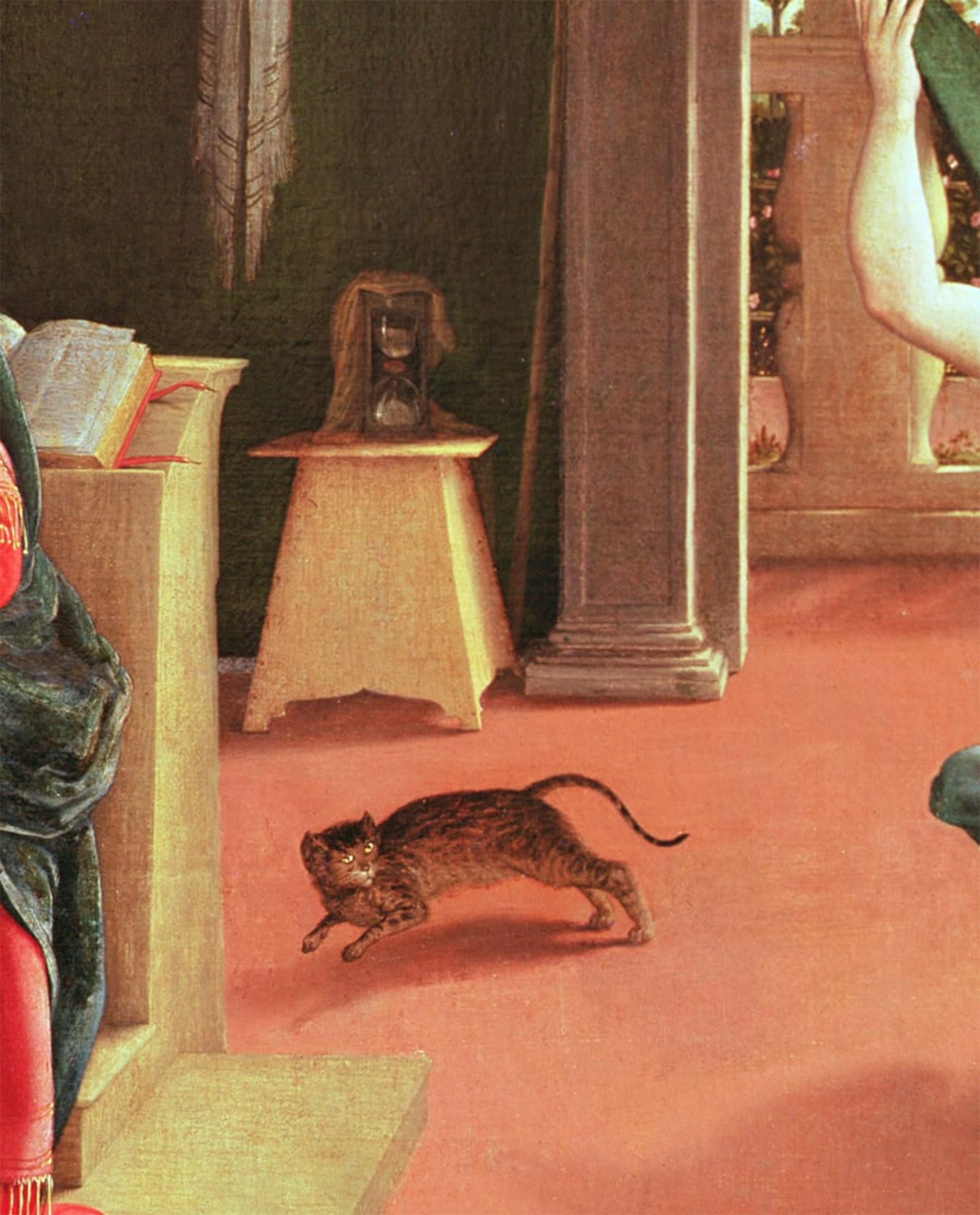 ARTXLXXBN Famous Prints Artwork Pictures Poster Painting Art the Annunciation by Famous Artist Artwork Landscape Pictures for Home Decor 60x90cm