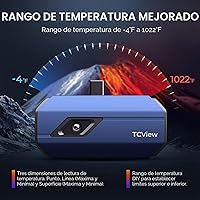 Vista 4 de TOPDON TC001 Cámara térmica para Android, Super IR 512x384 de alta resolución, cámara de imágenes térmicas, cámara termográfica - precisión