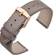 ANNEFIT Watch Belt 17mm/18mm/19mm/20mm/21mm/22mm/24mm Oil Leather Quick Release Replacement Watch Band