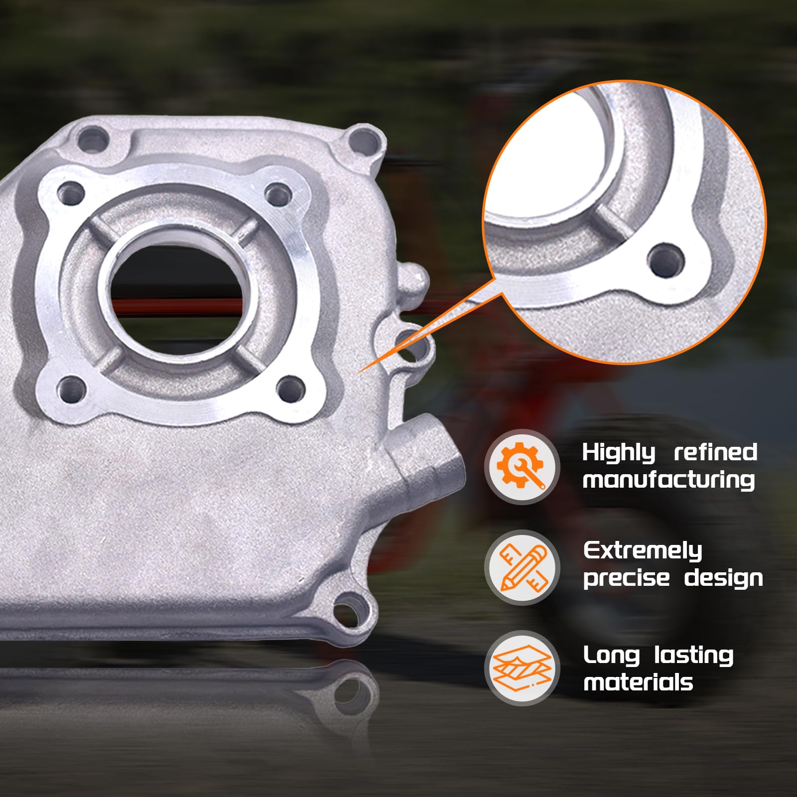 Cubierta del cárter del motor para Honda GX160 GX200 5.5HP 6.5Hp Engine Rep 91201-Z0T-801,96100-62050-00 Mini Bike Go Kart cortacésped