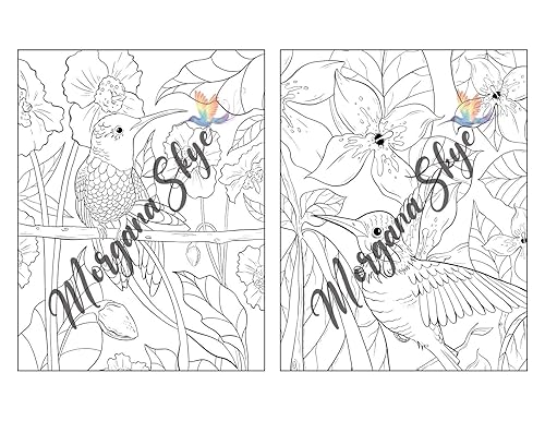 Miniatura 31 de 100 Nature Scenes A Whimsical Coloring Book Featuring 100 Fun and Relaxing Nature Inspired Designs with Cute Animals, Beautiful Flowers, Lovely