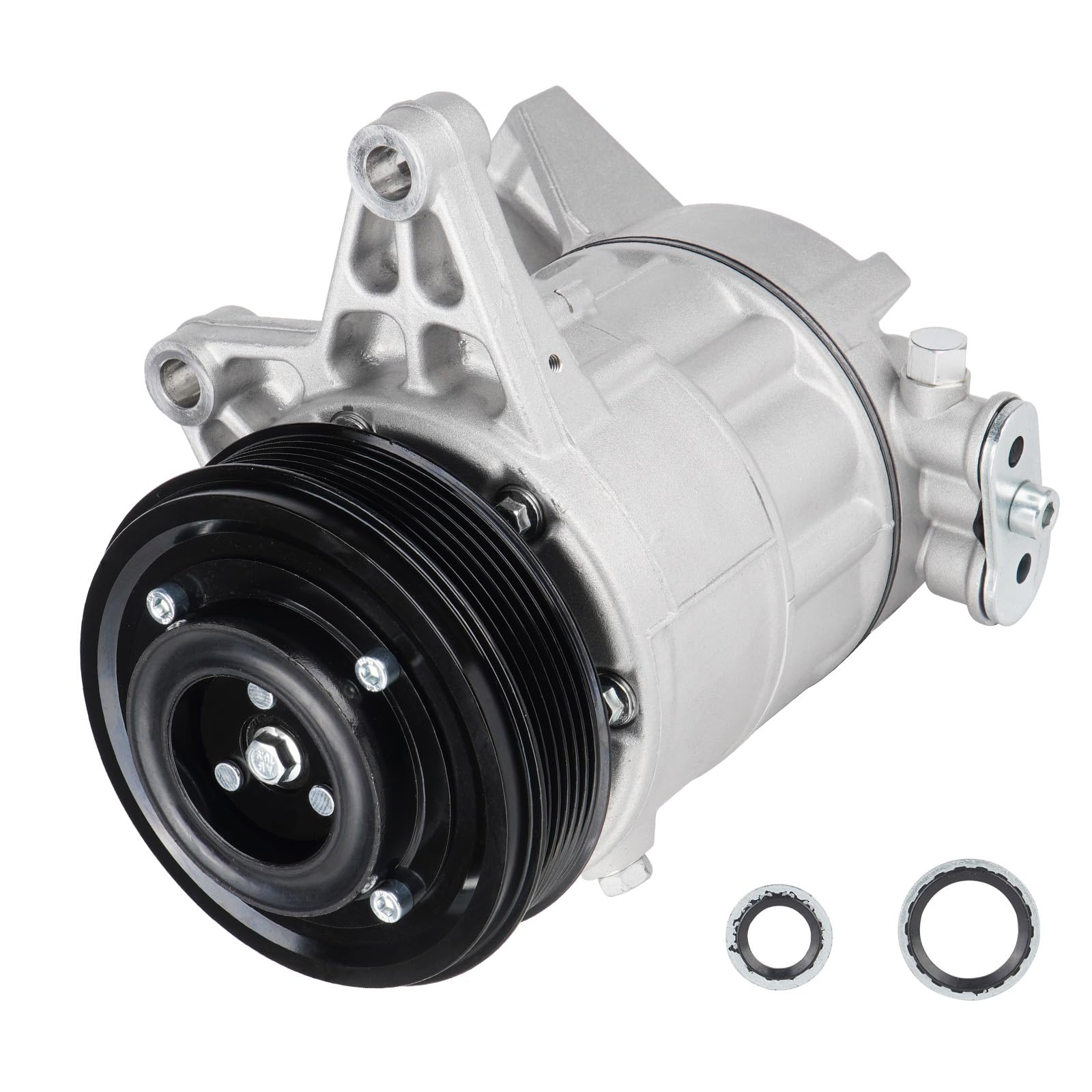 TadaMark Air Conditioner AC Compressor with Clutch Fit for Buick Allure 2010 3.0L/3.6L, for LaCrosse 2010 3.0L, 2010-2011 3.6L, Fit for Cadillac SRX 2010-2011 3.0L Fit for Saab 9-4X 2011 3.0L