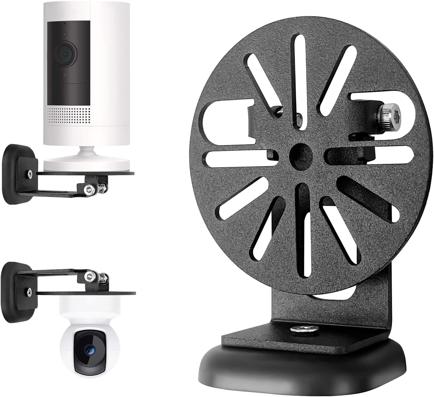 Universal Magnetic Security Camera Mount - 360° Rotation & Tilt - Damage Free Mount for Wyze, Blink, Eufy, TP-Link & More - For Metal Surfaces in RV, Garage, Carport, Workshop
