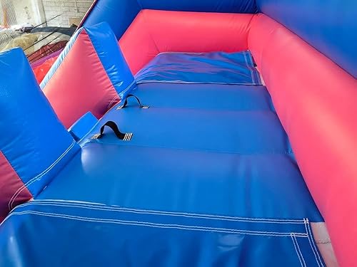 Miniatura 6 de Tobogán acuático de grado comercial de 21 pies de largo para niños y adultos, (doble tobogán) (PVC completo resistente) (piscina de agua hermética