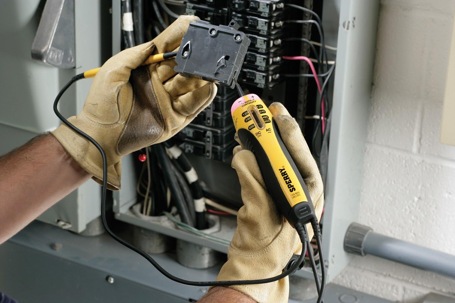 Limited Discount Sperry Instruments VC6300 Volt Doctor Voltage & Continuity Tester, Black & Yellow