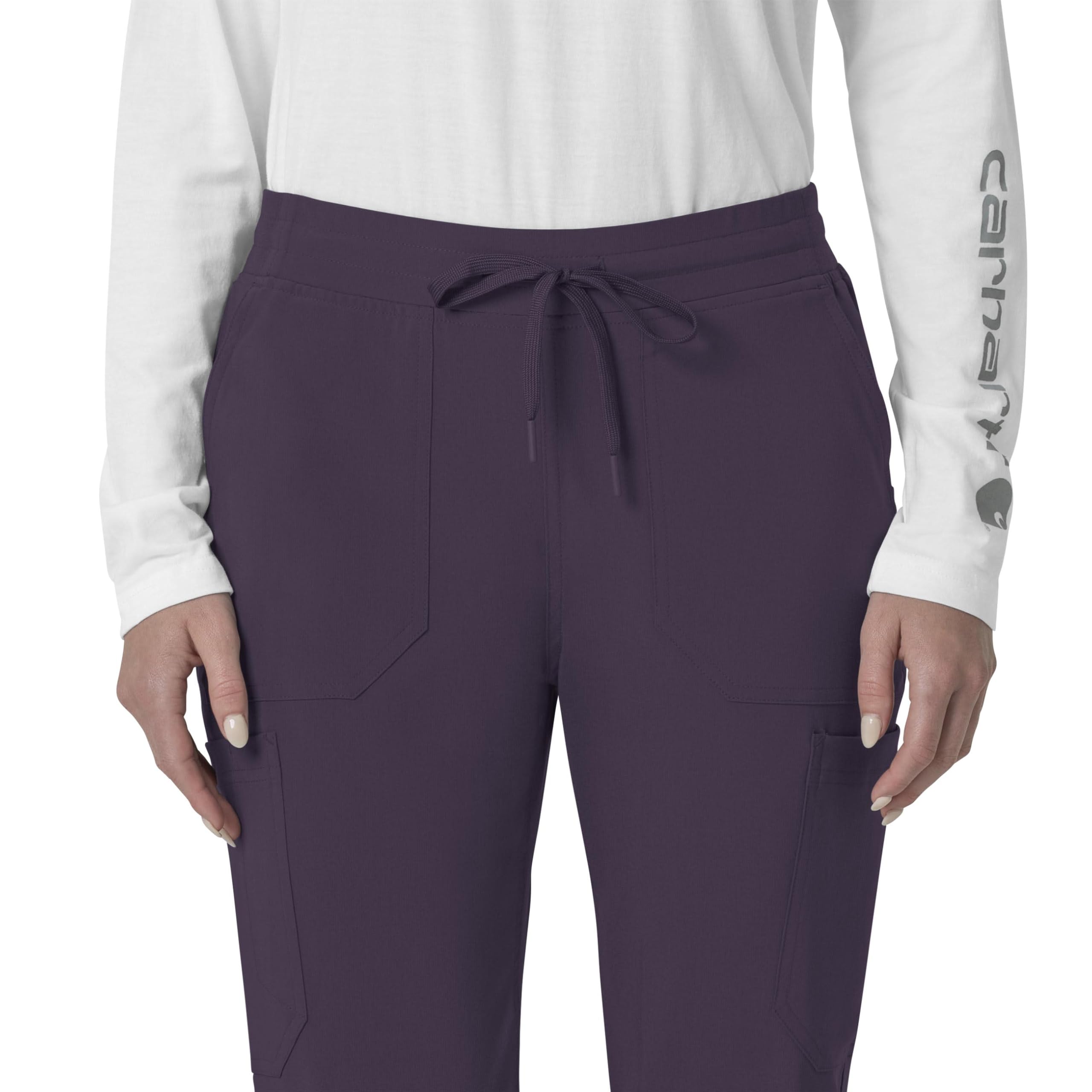 Carhartt Women's Cargo Jogger Scrub Pant Pantalones de Traje médico para Mujer