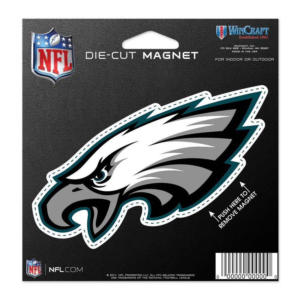 Wincraft NFL Philadelphia Eagles - Imán troquelado (11,4 x 15,2 cm)