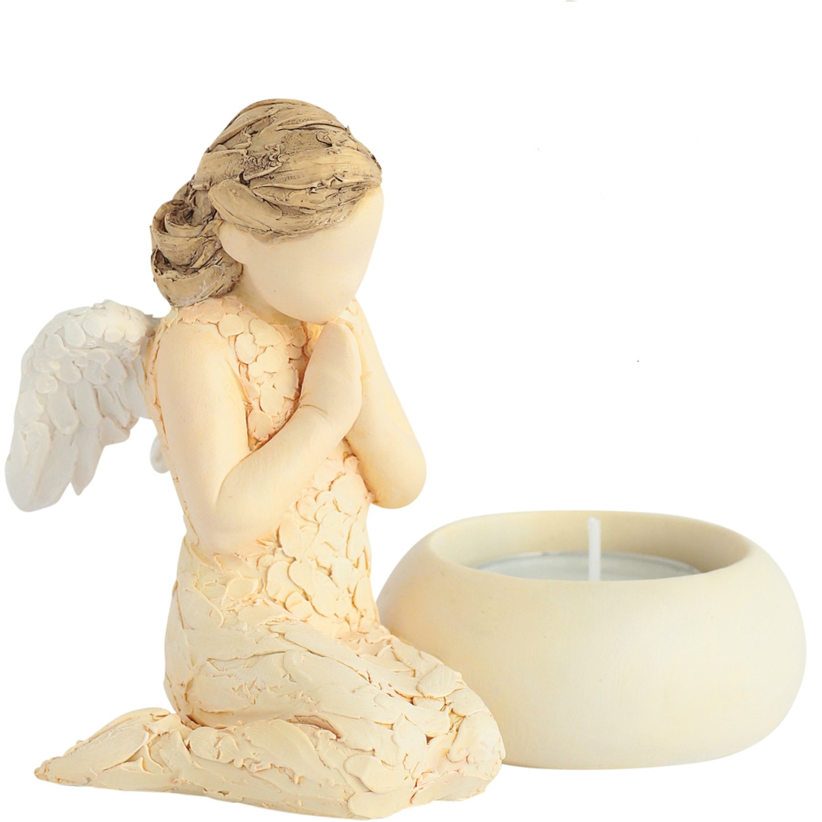 More Than Words Light of Life (Angel) Figurine & Tealight Holder by Arora Design Ltd