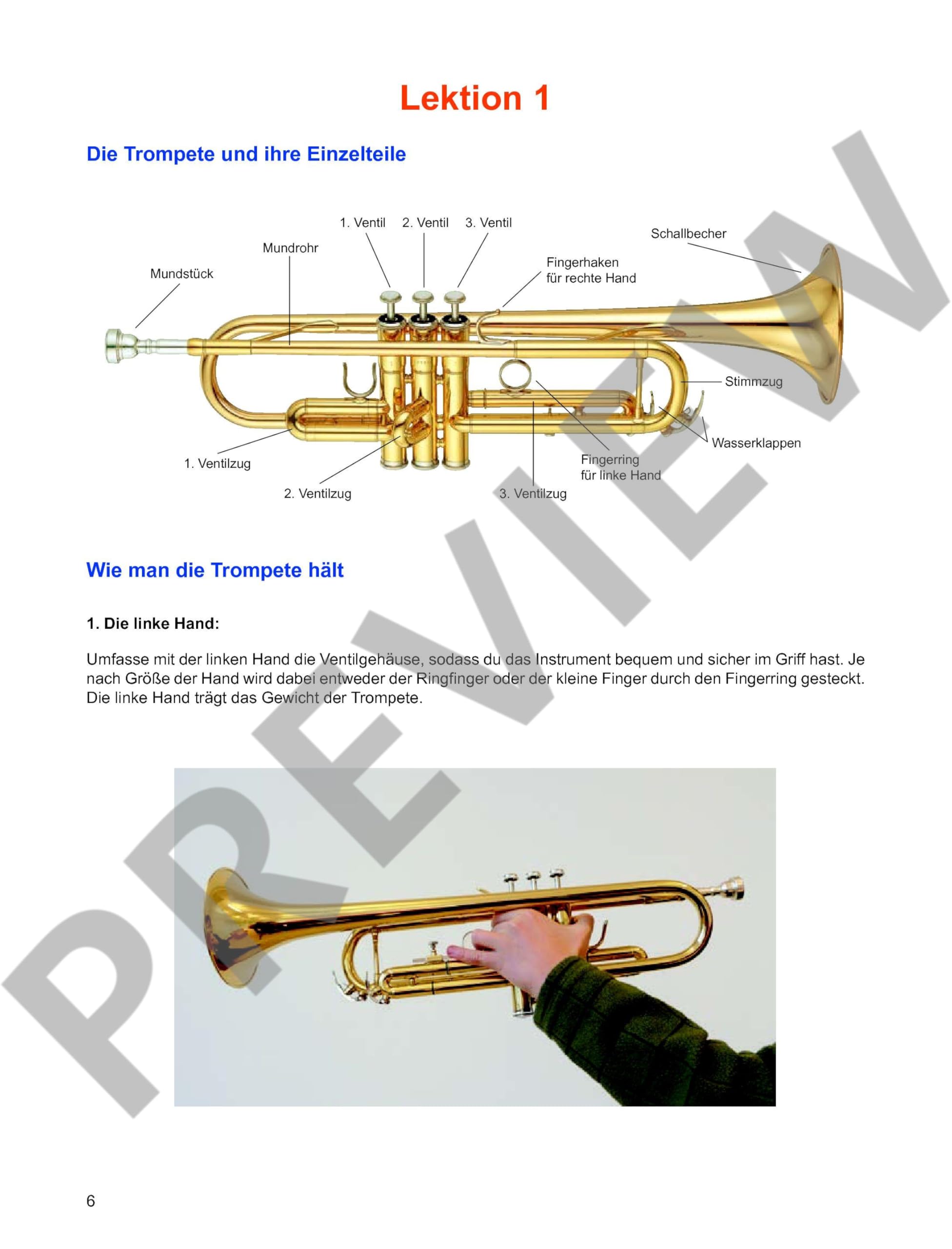 Trompetenschule für Anfänger: auch geeignet für Tenorhorn, Bariton und Euphonium. Band 1. Trompete.