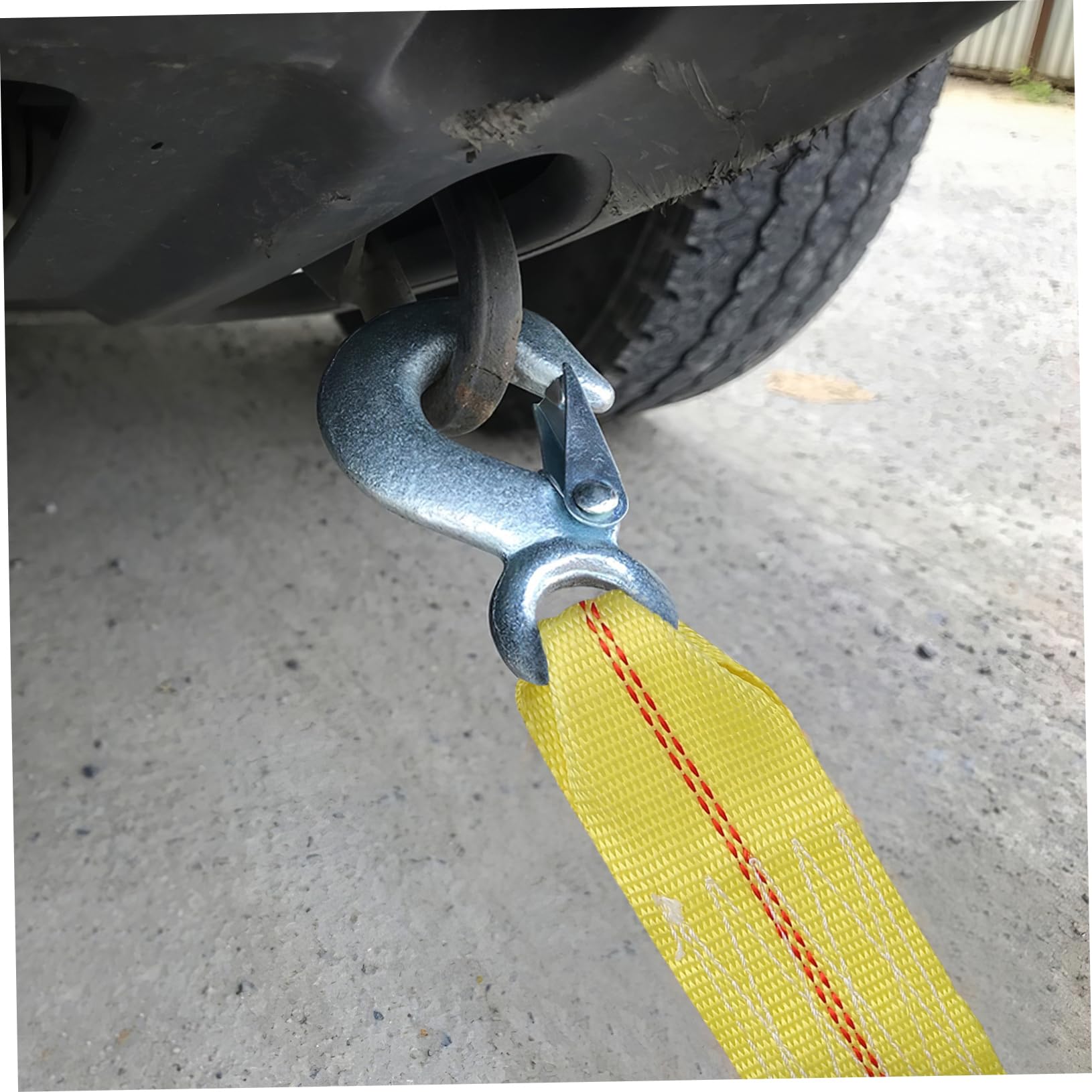 Vaguelly Sangle de Remorquage Voiture en Polyester 9 Tonnes avec Crochets Métal, Haute Capacité de Charge, Fixation Rapide et Démontage, pour Véhicules Lourds et Cargaisons