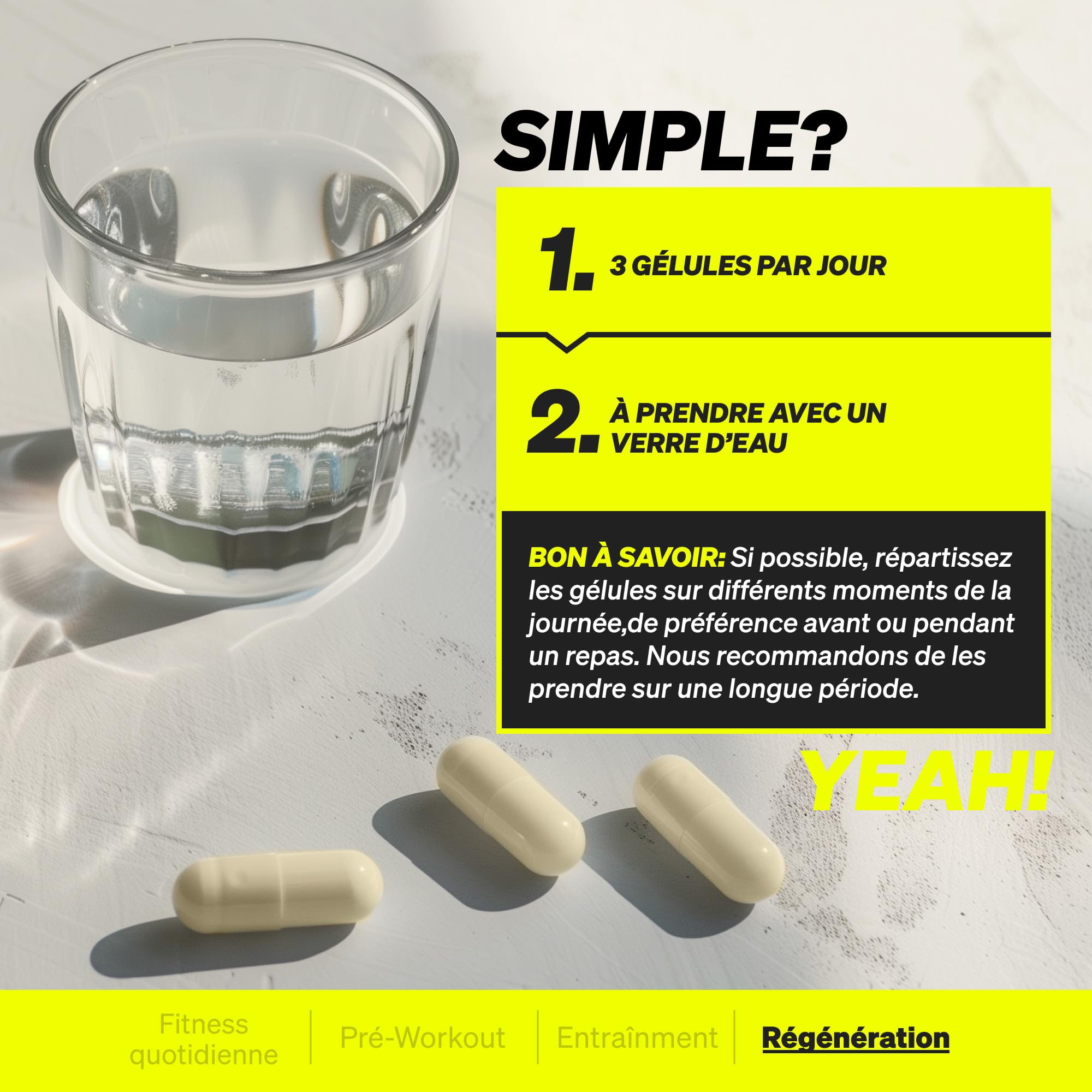 Complexe de Collagène Type 2 UC-II® avec OptiMSM® - Pour les Os, les Articulations & le Cartilage - avec Vitamines C, D & Zinc - Collagène Naturel Non Dénaturé - Sans Additifs & Testé en Laboratoire