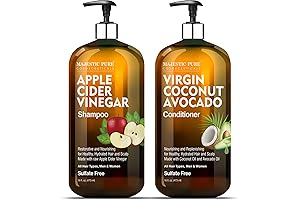 Aveeno Apple Cider Vinegar Shampoo and Avocado Coconut Conditioner Set