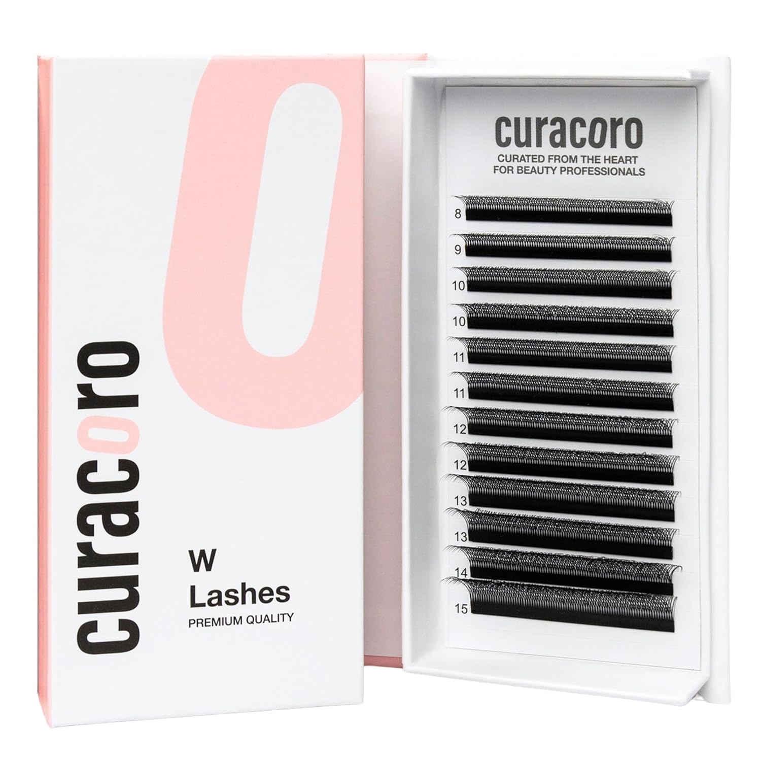 Curacoro W Eyelashes Extensions - 3D Volume & Long Lasting