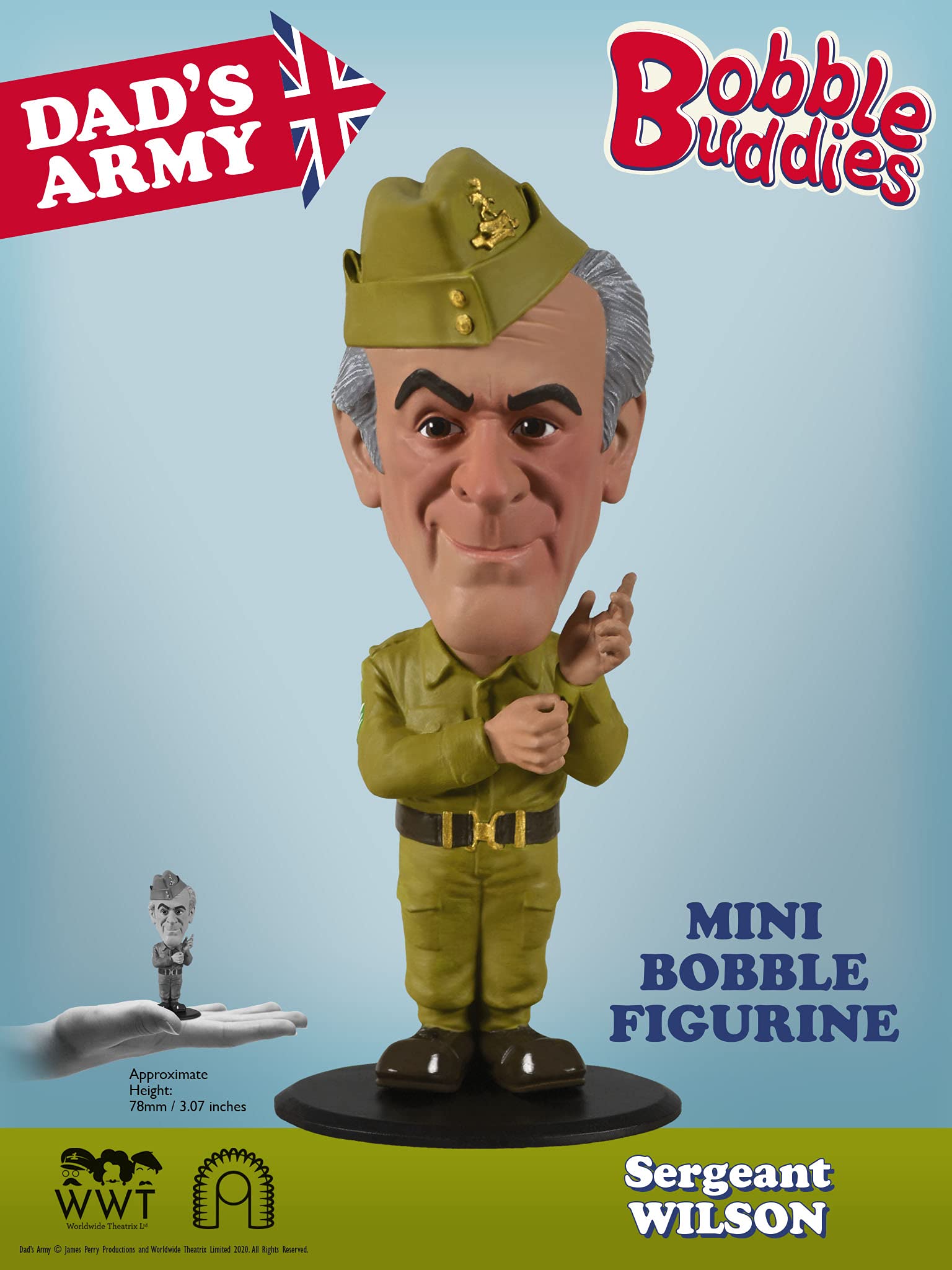 Big Chief Sergeant Wilson Series 1 Dad's Army Bobble Buddies Mini Figurine