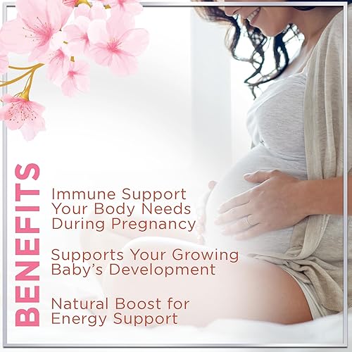 Miniatura 5 de Multivitamínico prenatal con ácido fólico y DHA, suplemento vitamínico prenatal, folato, omega 3, vitaminas D3, B6, B12 y hierro, vitaminas