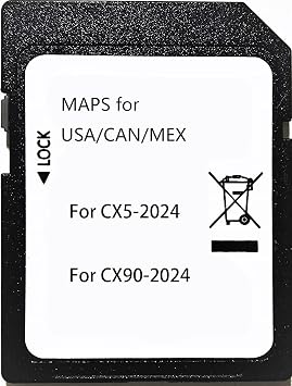 Latest Navigation sd Card Compatible with M-da CX5-2024 CX90-2024