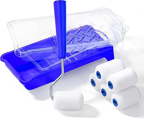 Bates- 2 Inch Foam Paint Roller Kit, 10 pcs, Small