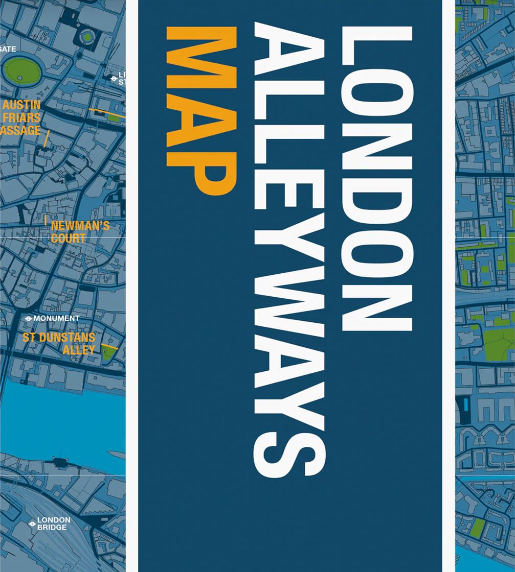 London Alleyways Map by Matthew Turner (Sheet map, folded)