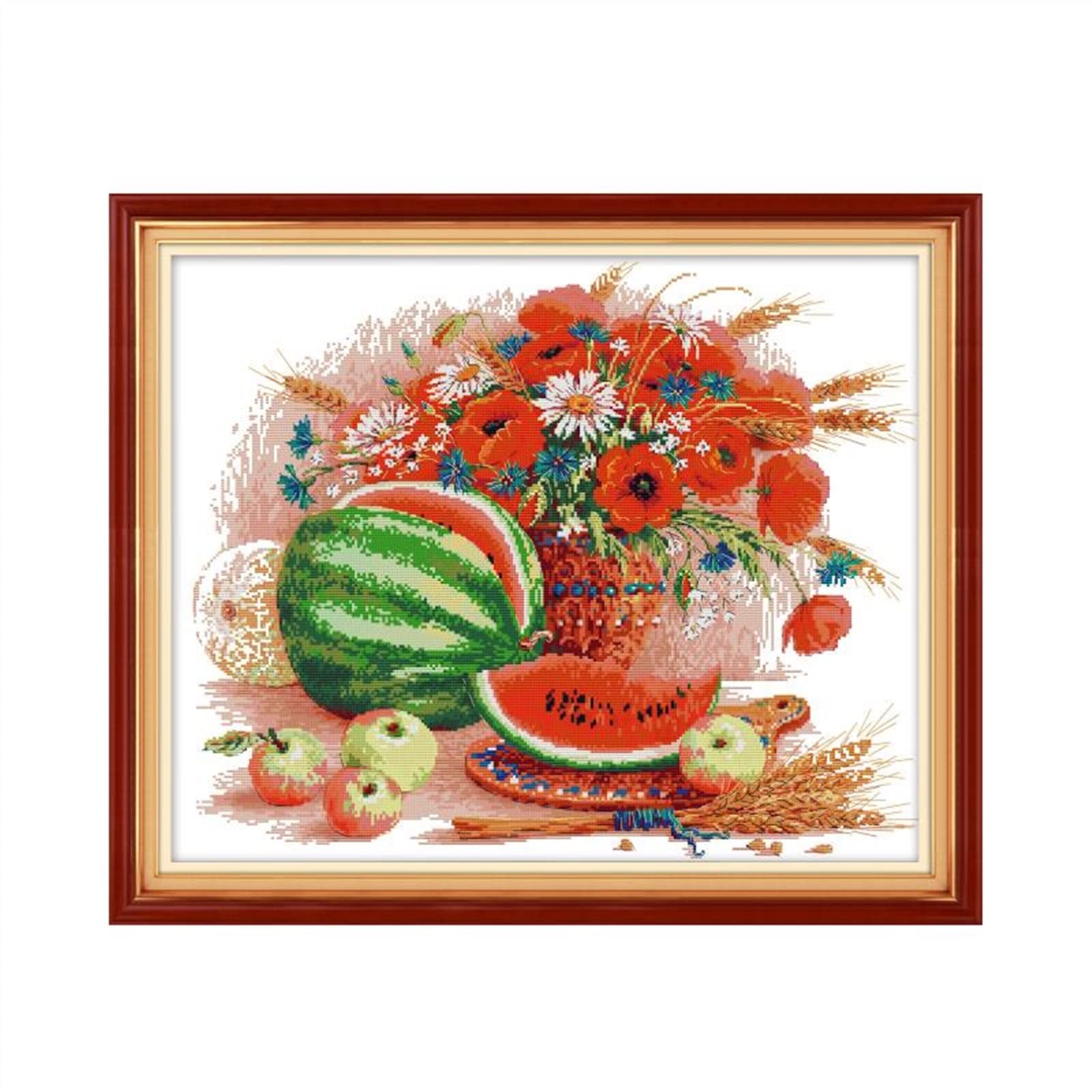 Kit Point de Croix 14ct Toile unprint Broderie Couture de Précision