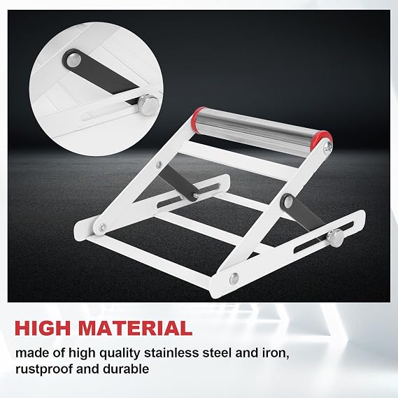 Adjustable Cutting Machine Support Frame,Table Saw Stand Height Adjustable Foldable,Anti-Slip Bracket Metal Cutting Machine Work Support Stand,Cutting Machine Attachment(1 Pack)