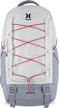 Hurley Commuter Travel Backpack, White, One Size