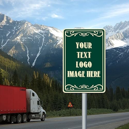 Miniatura 4 de Letreros personalizados de metal para exteriores, letreros de calle personalizados para casas con texto, letreros de negocios personalizados para