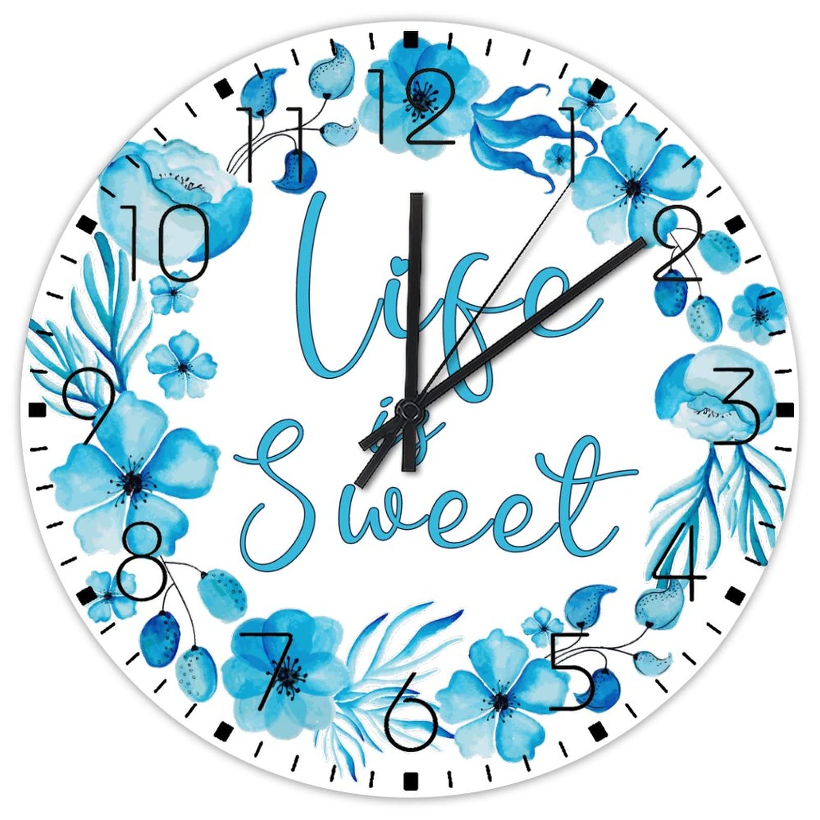 Horloge murale silencieuse en bois pour un confort acoustique absolu